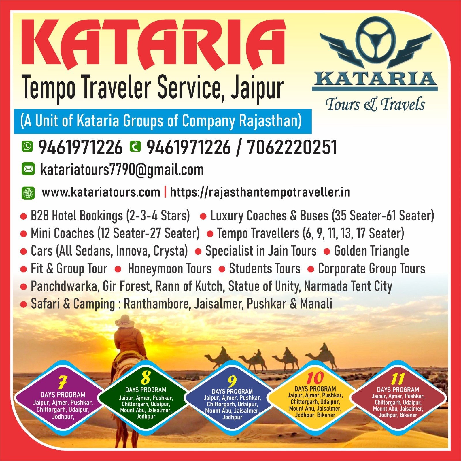 Tempo Traveller in Jaipur